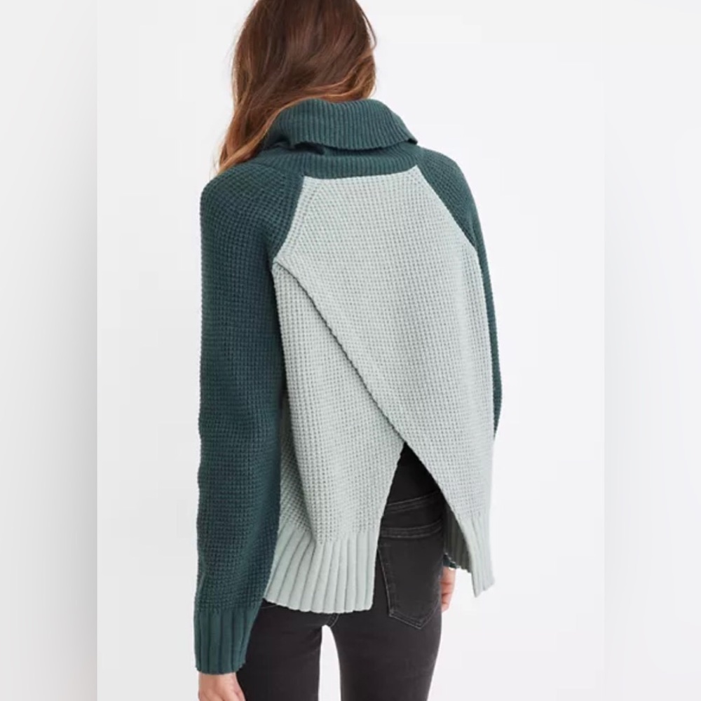 MADEWELL EASTBROOK CROSS-BACK SWEATER SIZE SMALL